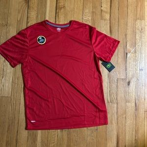 Boys Red Athletic T-shirt Size Small (34-36) NWT